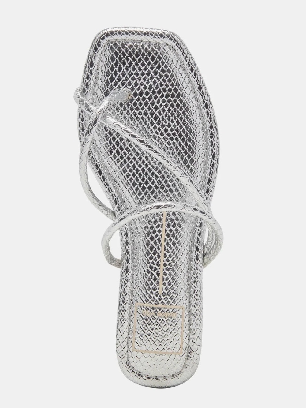 Dolce Vita Silver Metallic Strappy Sandal